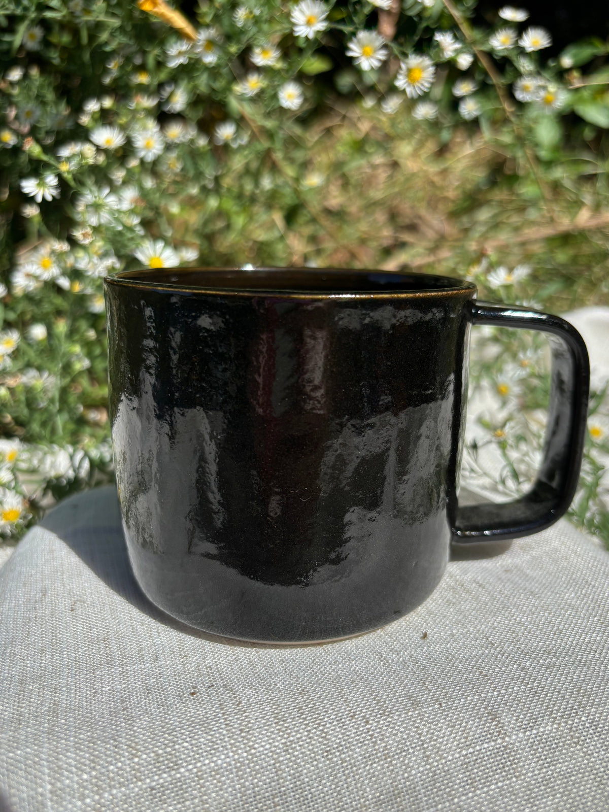 Black Quilt Mug #4