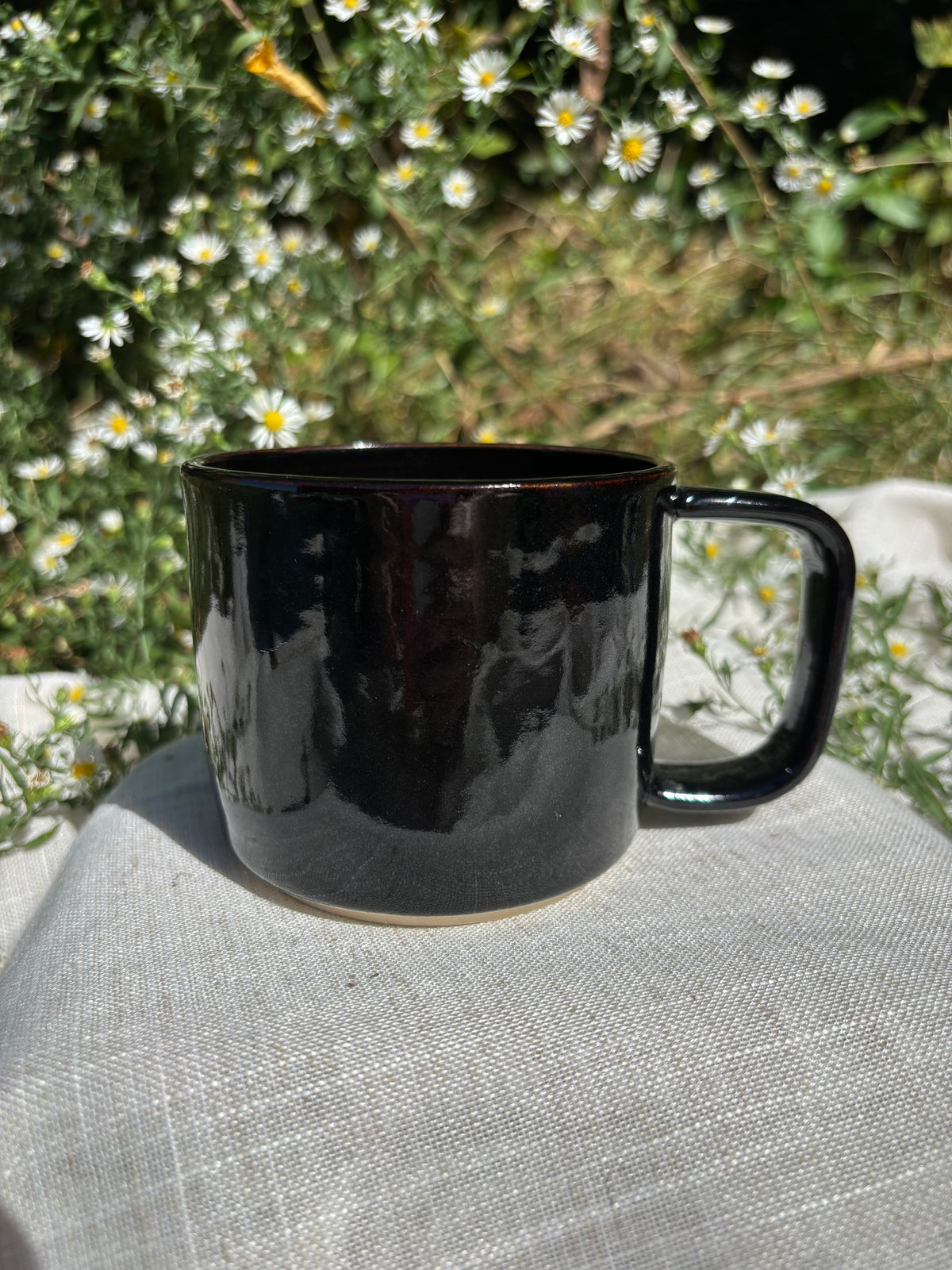 Black Quilt Mug #3