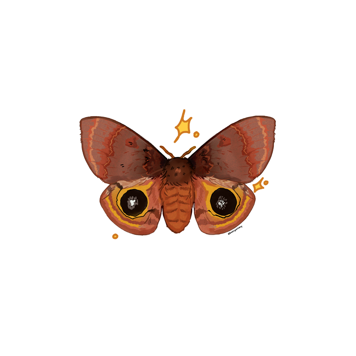 Lo Moth Sticker