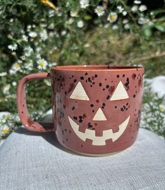Speckled Jack O' Lantern Mug #2