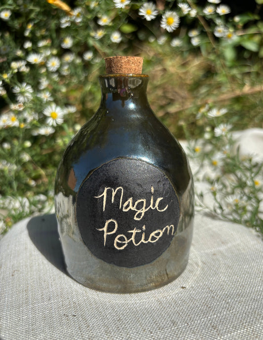 Metallic Magic Potion Bottle