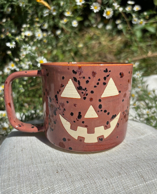 Speckled Jack O' Lantern Mug #1