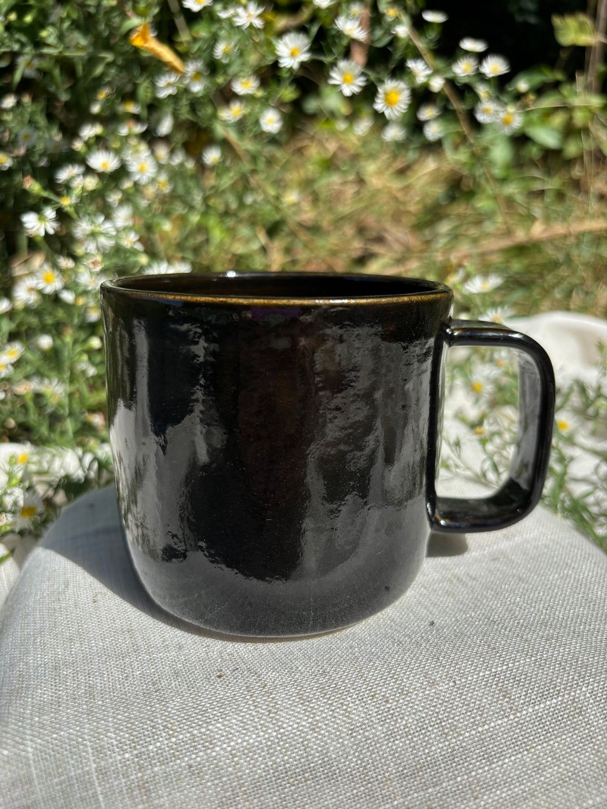 Black Quilt Mug #1