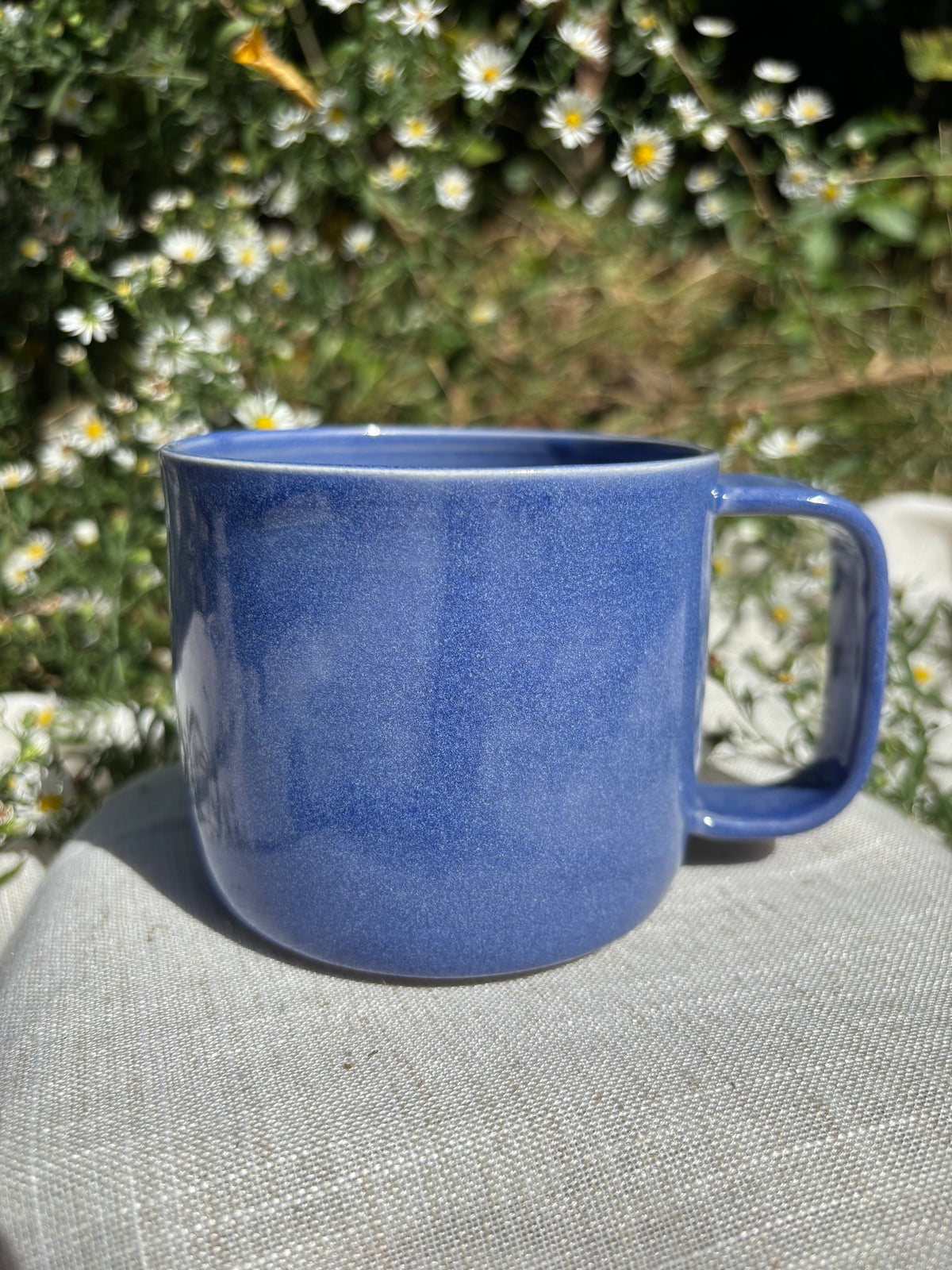 Blue Quilt Mug #2