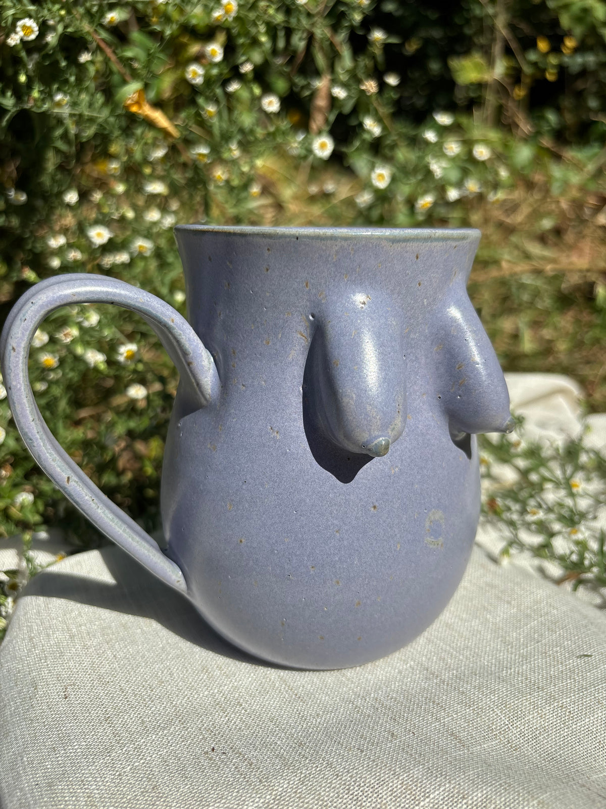 Purple Saggy Boob Mug