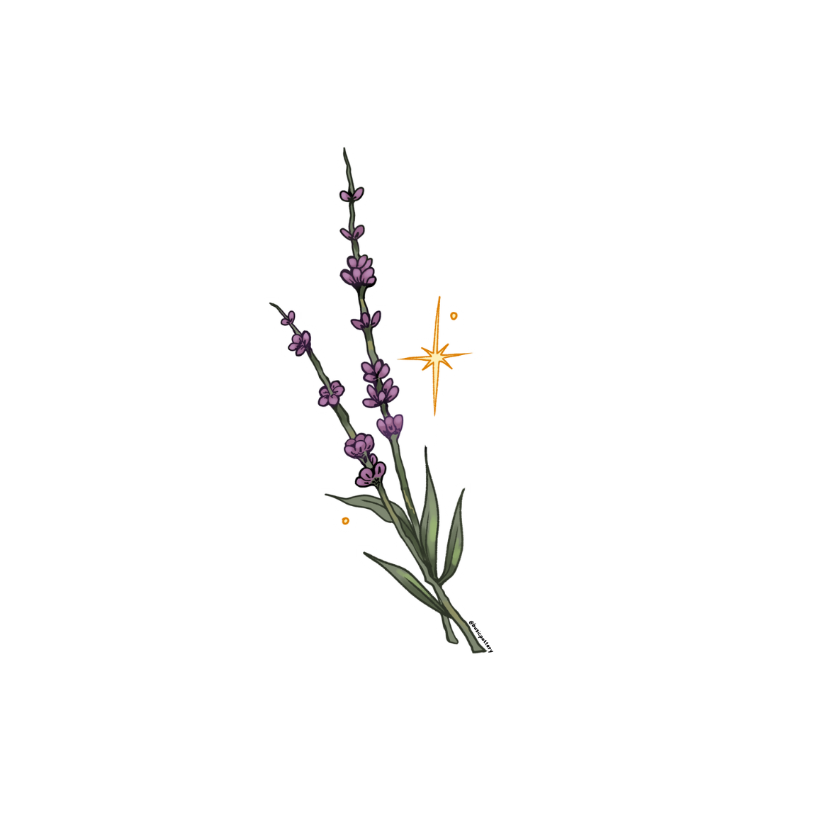 Lavender Sticker