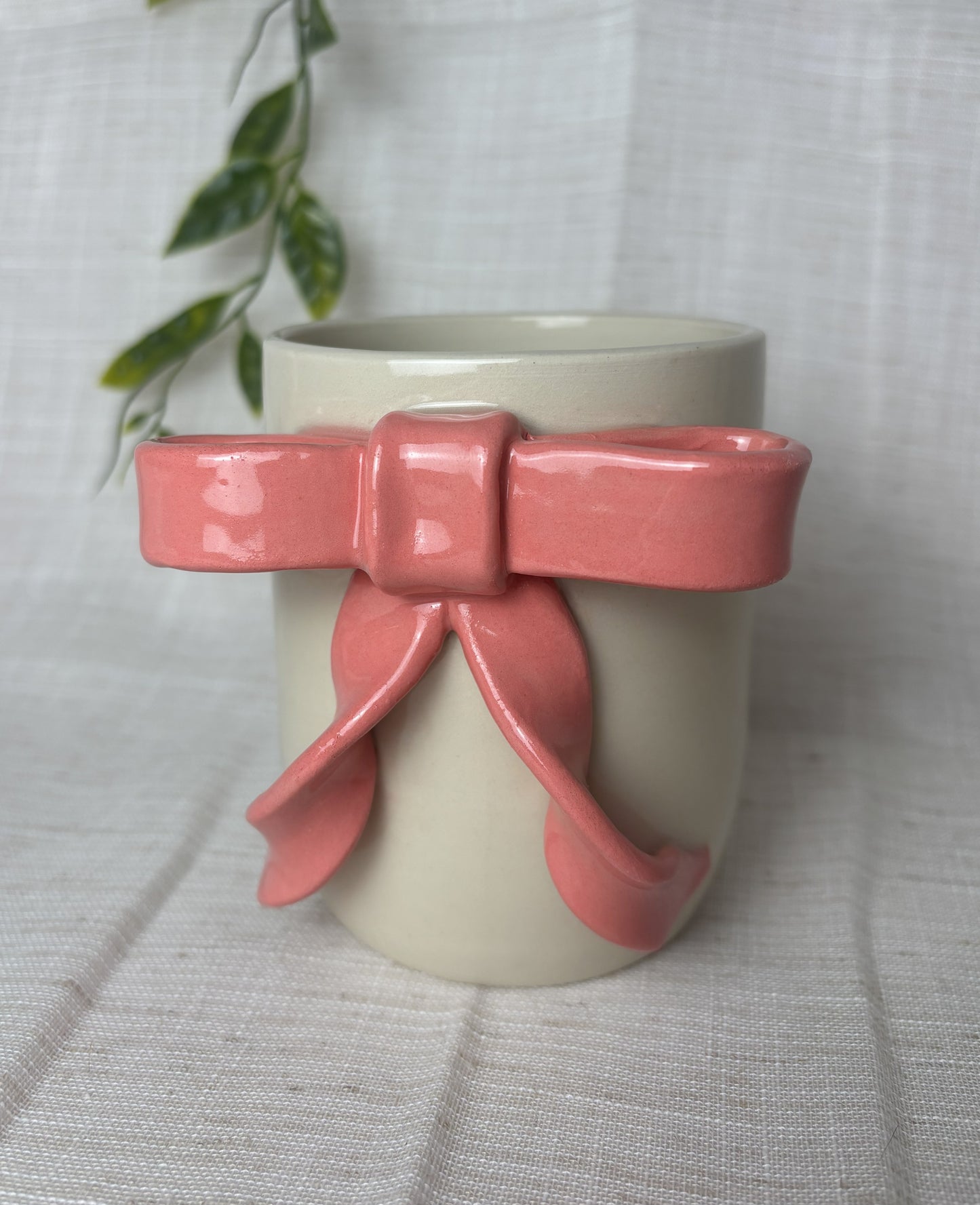 Pink Bow Cup