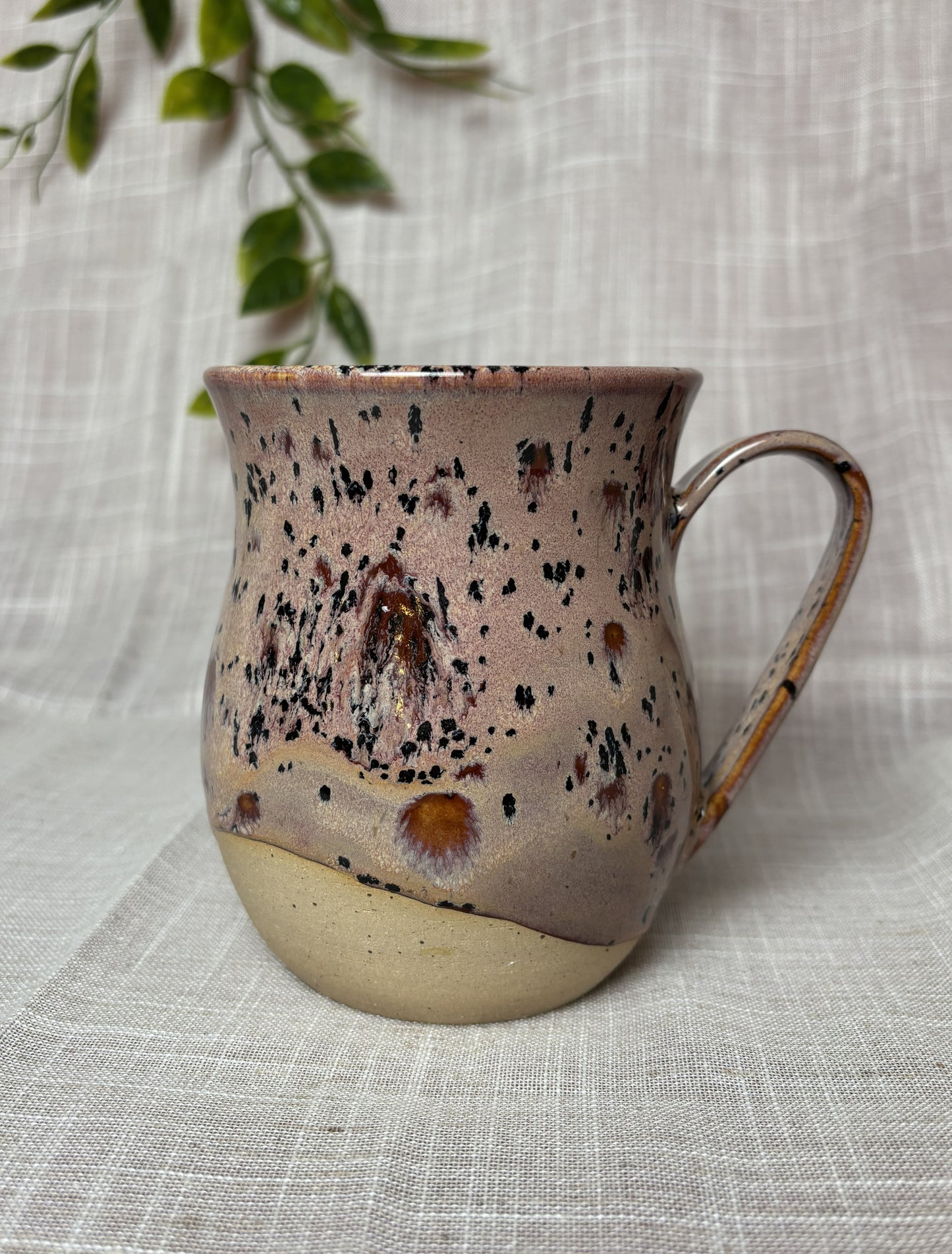 Pink Speckled Mug