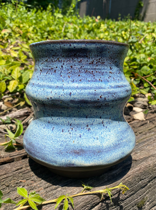 Blue Bubble Vase
